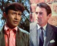 Dev Anand Gregory Peck duplicates in Bollywood 