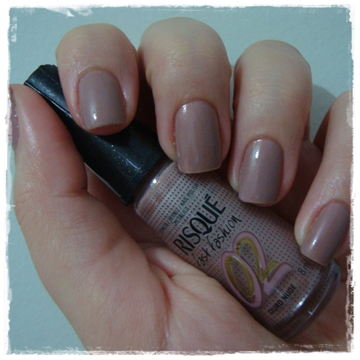 ouro nude risque esmalte nailpolish