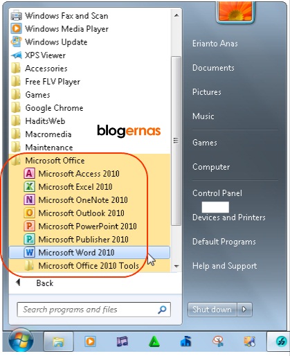 Cara Install Microsoft Office 2010 (Plus Software Full Serial Number)