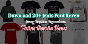 37 Jenis Font Untuk Desain Kaos Distro, Info Kaos Terkini!