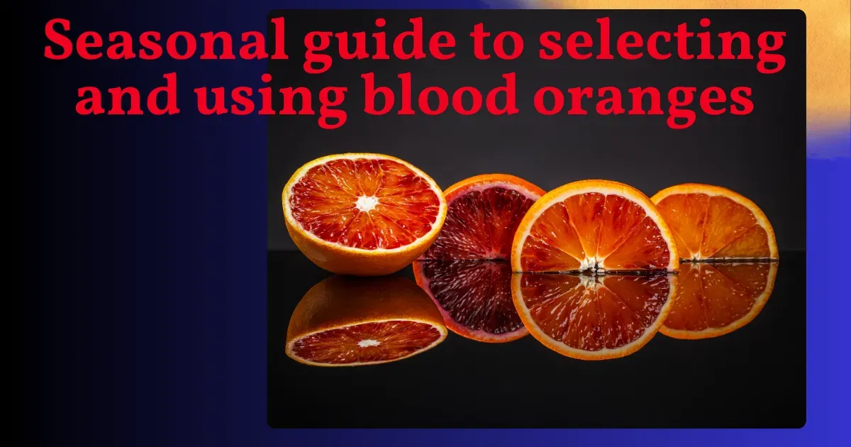 Blood Oranges in Season
