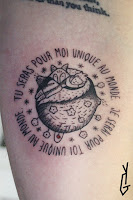 Tattoo Yonni-Gagarine : Little Prince Personal Design Black Tattoo