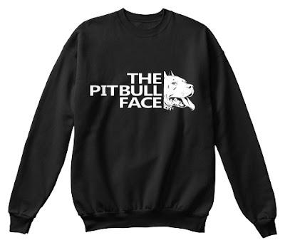 the pitbull face sweatshirt