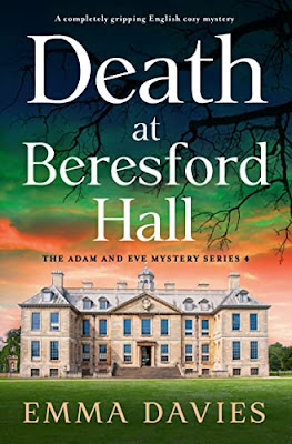 book cover of cozy mystery Death at Beresford Hall by Emma Davies