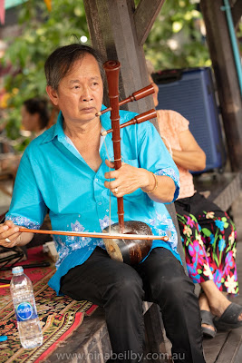 Taling floating markets, food, music, books, plants, clothes, thailand, bangkok, river, canal, long tail boats