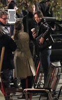 Katie Holmes visiting Tom Cruise on-set in Vancouver