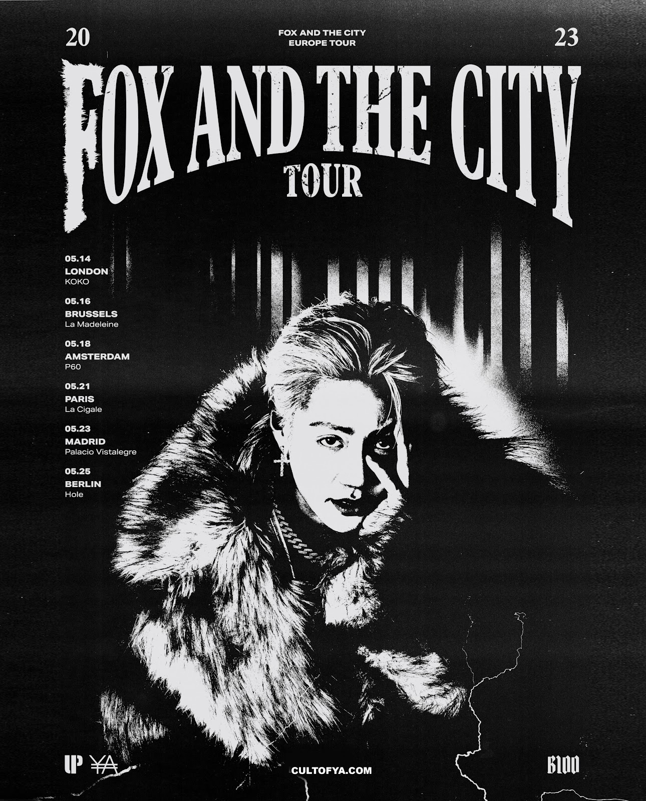 bloo fox and the city europe tour