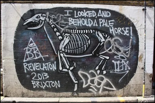 Brixton Street Art - Pale Horse