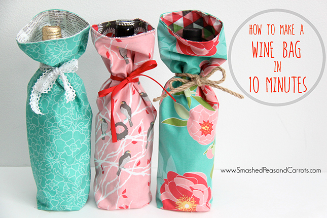 Tutorial: Make a Wine Bag in 10 Minutes
