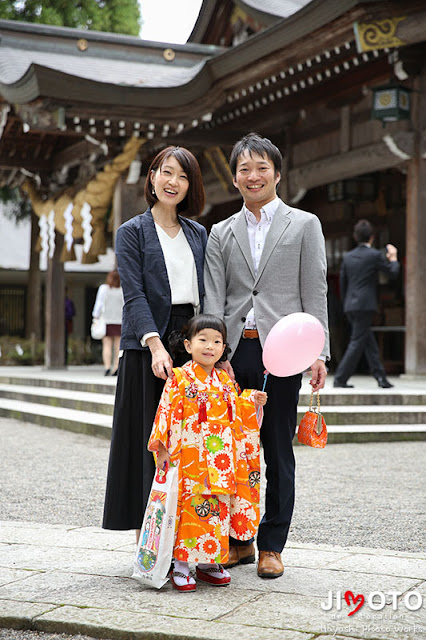 白山比咩神社での七五三の出張撮影