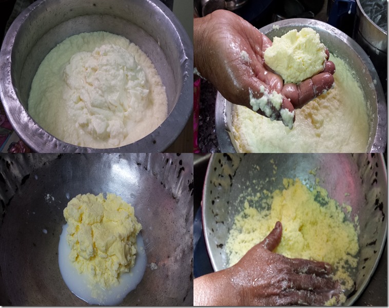 butter making / Homemade butter