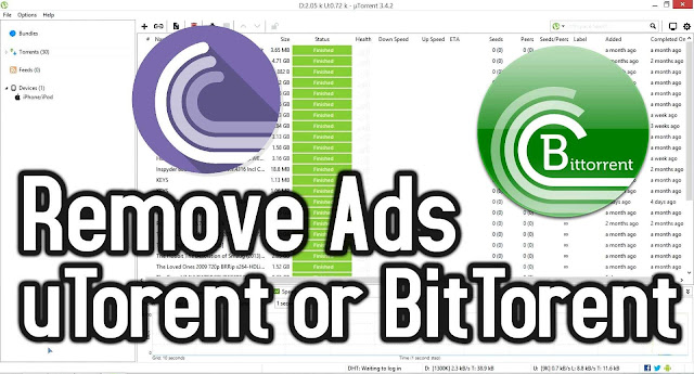 Trick to remove Ads from uTorrent and BitTorrent Cyber TechNick