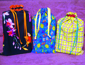 Shoe Box Drawstring Bag How-to Illustrated Tutorials