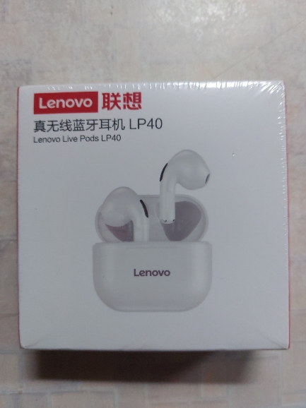 Original Lenovo LP40 Auriculares inalámbricos Bluetooth5.0 con cancelación de ruido y control táctil para Android y Apple