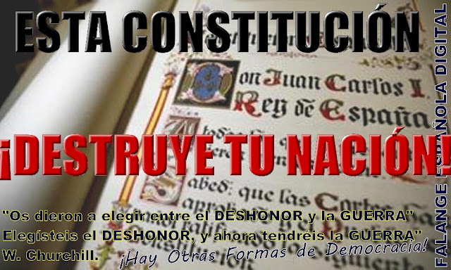 Esta Constitución ¡Destruye la Nación!