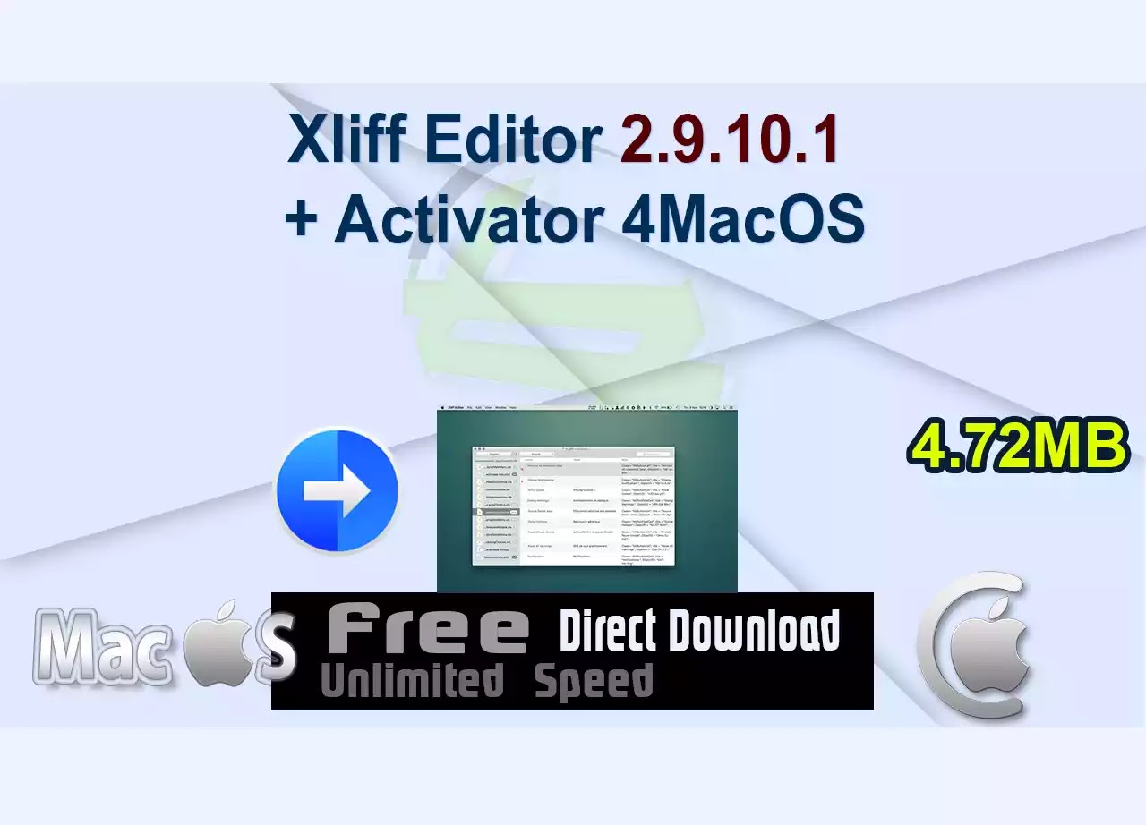 Xliff Editor 2.9.10.1 + Activator 4MacOS