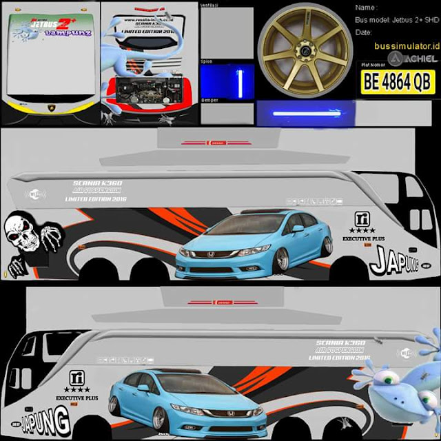 Berbagai Livery Bus Simulator Indonesia