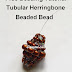 Free Beading Tutorial--Tubular Herringbone Beaded Bead