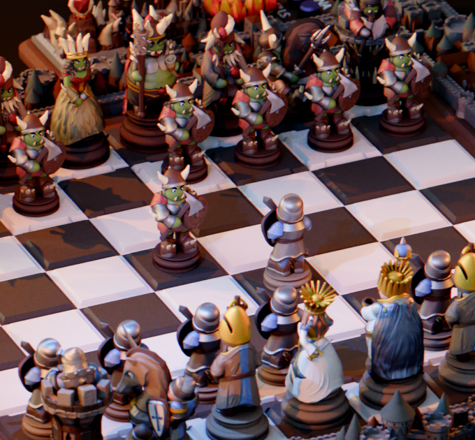 下载 Hexchess 2 - 4-Player Chess Board - Borders and Tiles 通过 Dalla Croce  Studios
