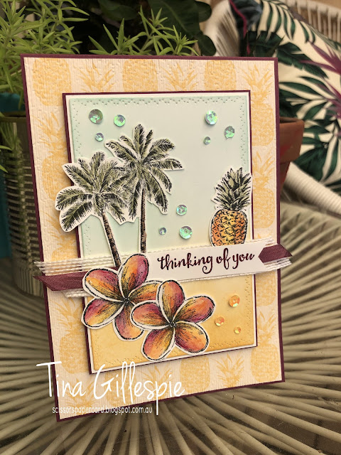 scissorspapercard, Stampin' Up!, Art With Heart, Mother's Day, Timeless Tropical, Timeless Tulips, Beautiful Day, Tropical Oasis DSP, Nature's Thoughts Dies, Subtle 3DEF