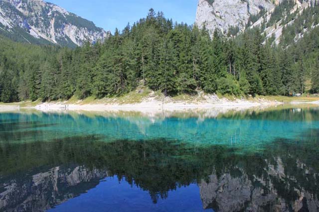 As belezas do Lago Verde na Áustria