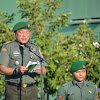 Kasrem 141/Tp, Pimpin Upacara Bendera Dilanjutkan Latihan Pasang Sangkur