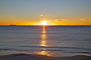 I just cannot drive past a beach and setting sun without stopping the car, . (img )