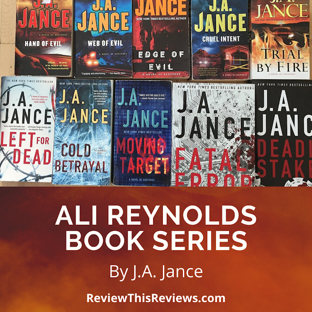 The Ali Reynolds Series by J. A. Jance book covers