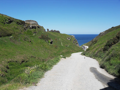 Path leading to The Haven and Tintagel Castle