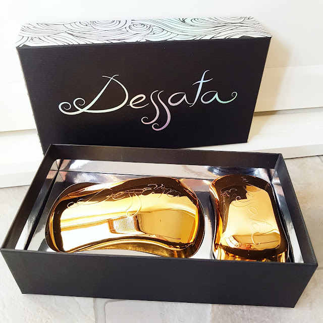 Dessata Detangling Brush Duo in Bronze | Almost Posh