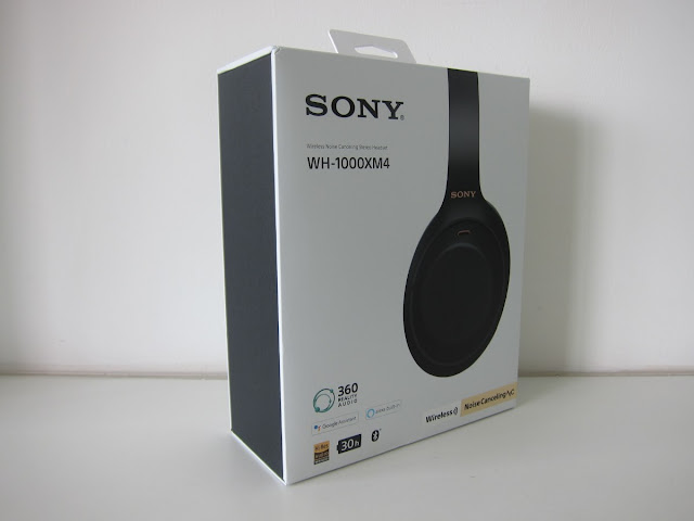 Sony WH-1000XM4 retail box side