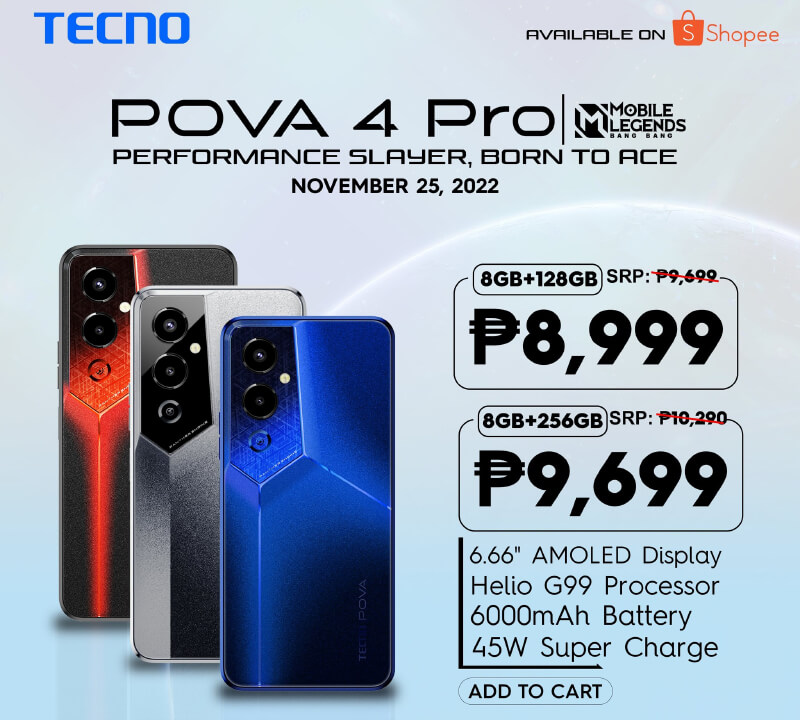 TECNO POVA 4 Pro now official in PH, starts at PHP 8,999!