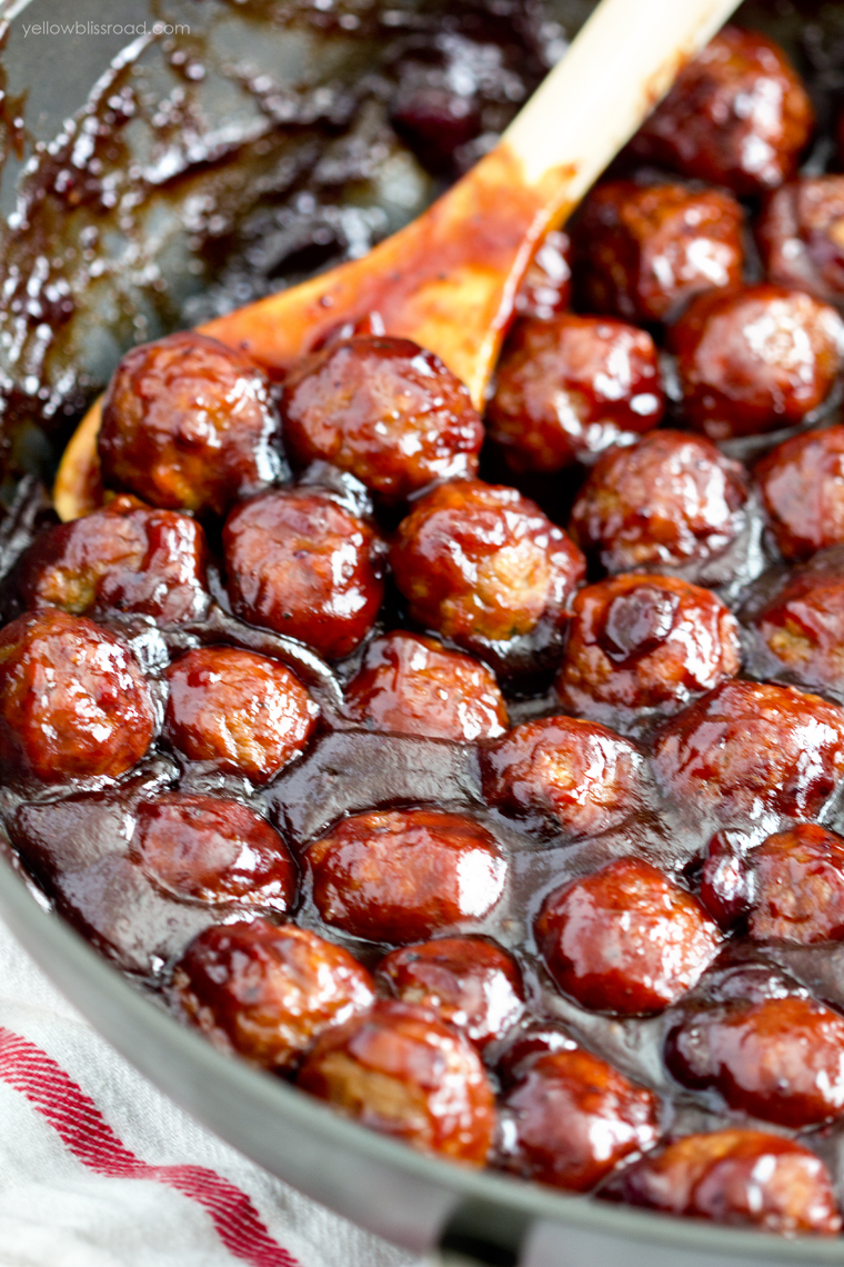  Spicy Cranberry Barbecue Meatballs