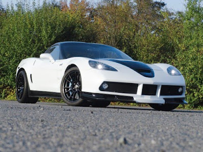 Corvette Geiger ZR1 White Sport Car 2