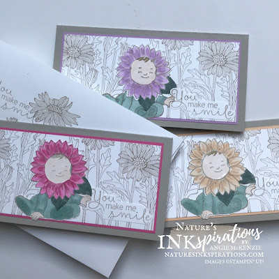 Weekly Digest - Week Ending May 15, 2021 | Nature's INKspirations by Angie McKenzie for Casually Crafting Design Team Blog Hop; Click READ or VISIT to go to my blog for details! Featuring the Daisy Garden Cling Stamp Set, the Wildly Adorable Cling Stamp Set, the Celebrate Sunflowers Cling Stamp Set, the Hydrangea Haven Photopolymer Stamp Set and the new 2021-23 In Colors by Stampin' Up!® to create some mini slim occasion cards and envelopes; #stampinup #cardtechniques #cardmaking #daisygardenstampset #wildlyadorablestampset #celebratesunflowersstampset #hydrangeahavenstampset #annegeddesinspired  #sunflowerlittleone #stampingtechniques #stampinupcolorcoordination #casuallycraftingdesignteambloghop #naturesinkspirations #hingestamping #coloringwithblends #fussycutting  #diycards #handmadecards