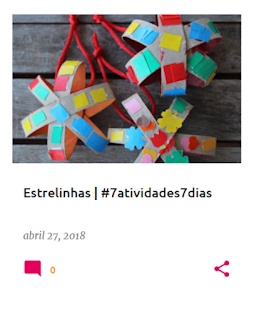 estrelinhas feitas de rolos de papel higiénico