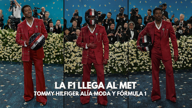 moda masculina 2025,Tendencias,abrigos oversized,estilo militar,alfombra roja,MET,Formula 1,Tommy hilfiger,Sofia Richie Grainge,Damson Idris,