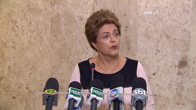 Dilma: mudança da equipe econômica não altera os objetivos de longo prazo