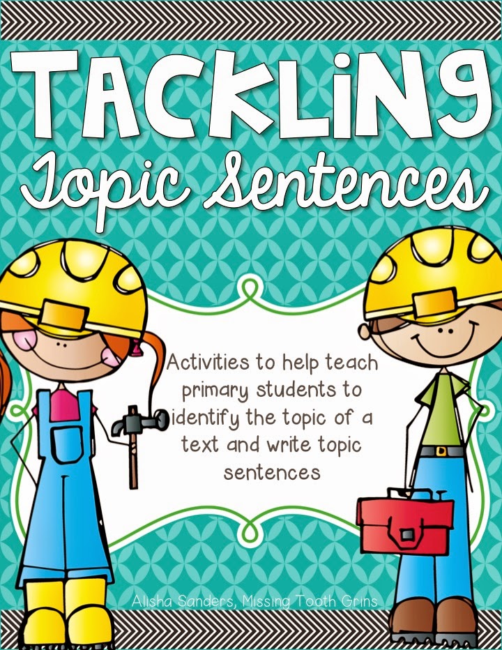 https://www.teacherspayteachers.com/Product/Tackling-Topic-Sentences-1652261