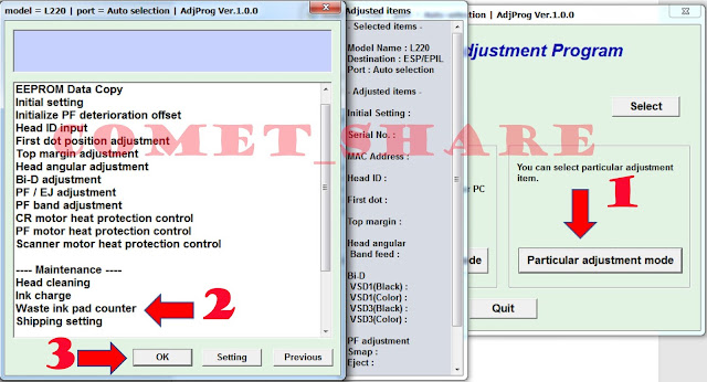 Cara Reset Ink Pad Printer Epson L210, L220, L360