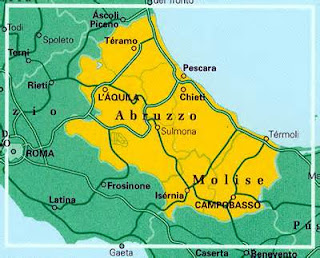 Mappa di Abruzzo Regionale