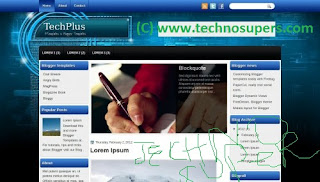 TechPlus Templete for Blogger