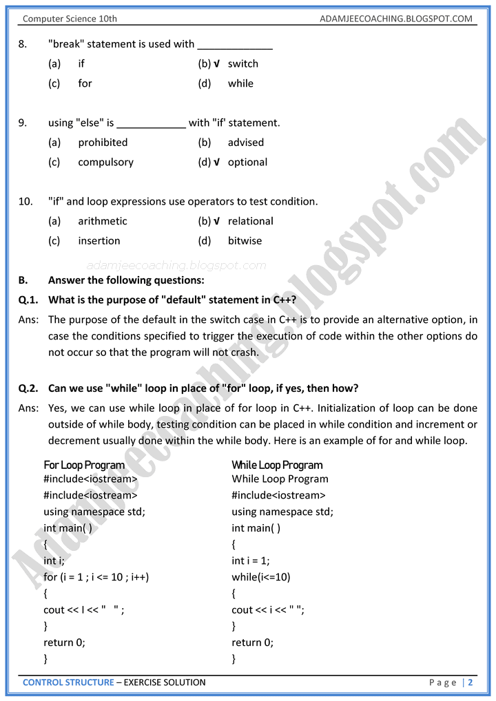 control-structure-solution-of-book-exercise-computer-science-10th