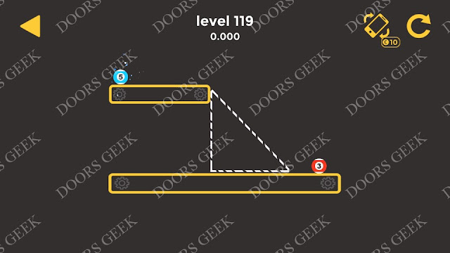 Ball & Ball Level 119 Solution, Walkthrough, Cheats for android and ios