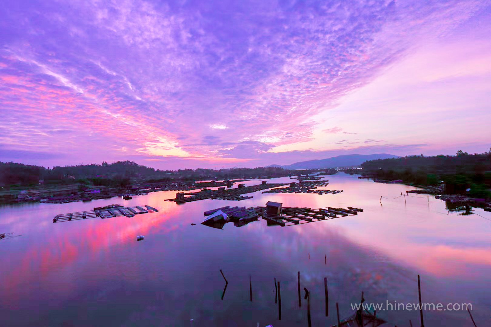 14cupcake style Purple seascape sunset photograph, and Lightroom exposure skill