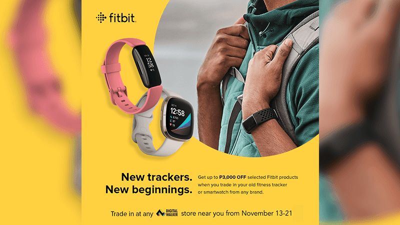 Digital Walker announces Trade-In promo to get up to PHP 3,000 Fitbit items!