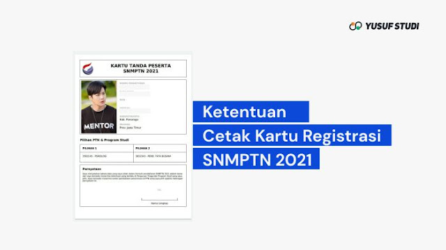 Ketentuan Cetak Kartu Peserta SNMPTN 2021