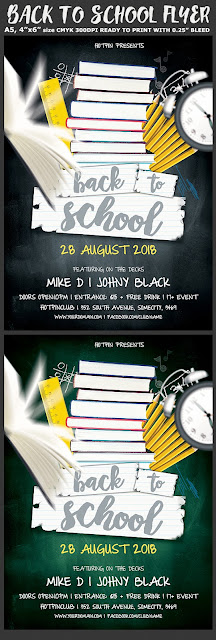  Back to School Party Flyer
