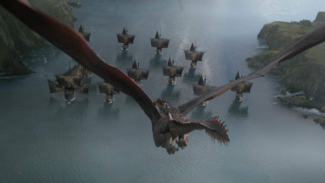 Las alas de Drogon serian el doble de largas