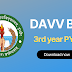 Davv BA 3rd Year Previous year  paper 